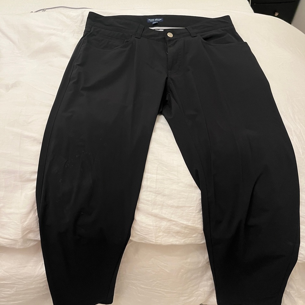 Peter Millar Black Performance Pants